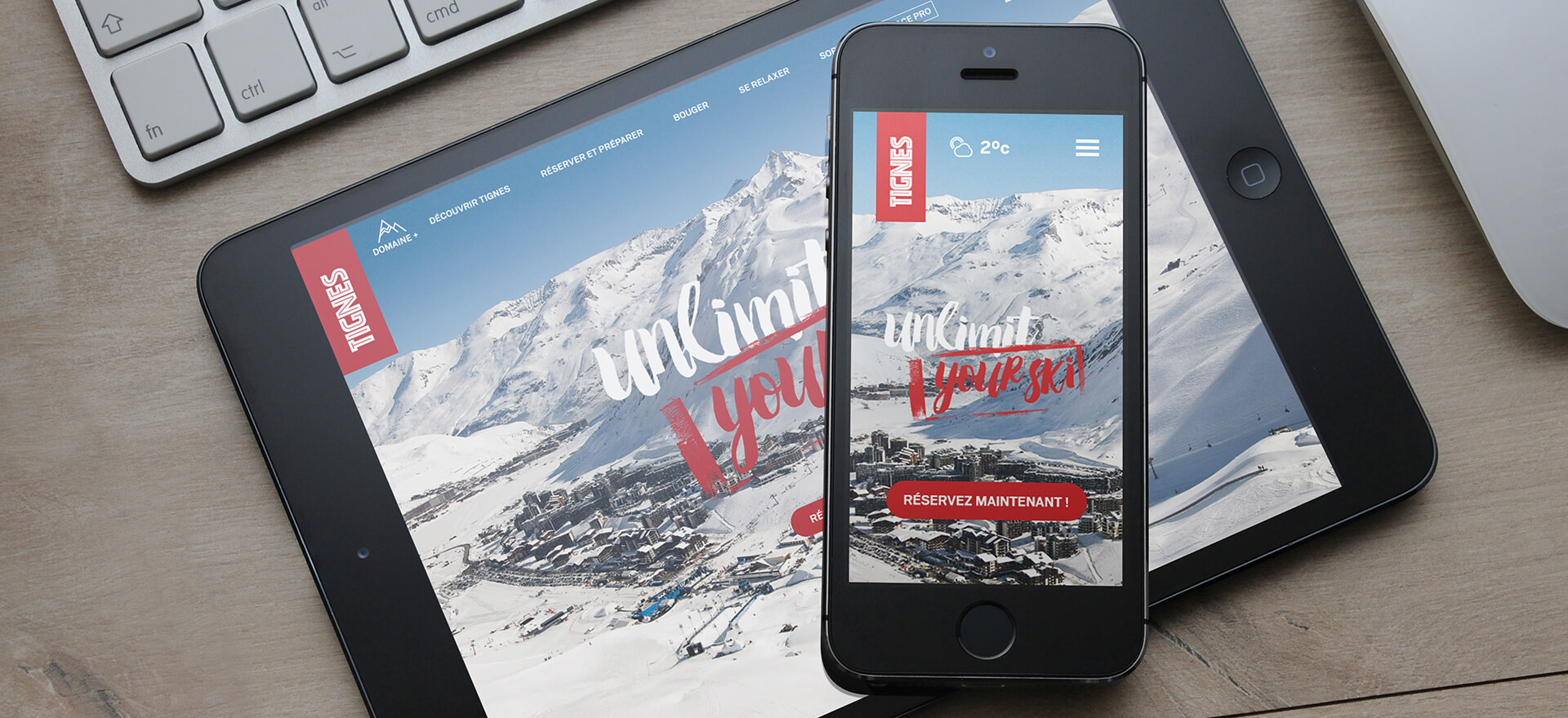 tignes mockup